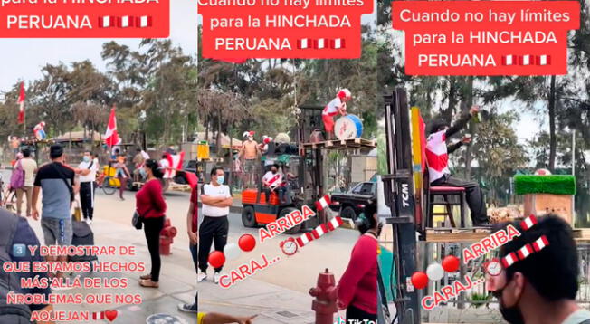 Si de alentar se trata los peruanos nos llevamos el premio a la mejor hinchada.
