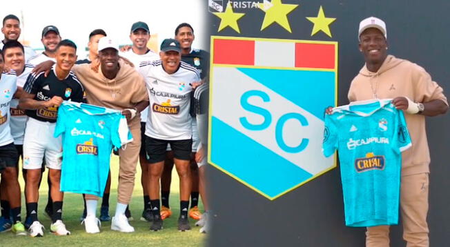 Luis Advíncula posó nuevamente con camiseta de Sporting Cristal