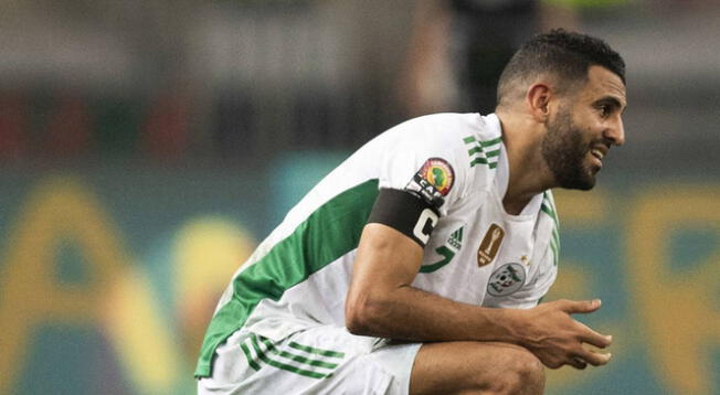 Riyad Mahrez, la estrella del Manchester City también se quedó fuera con Argelia