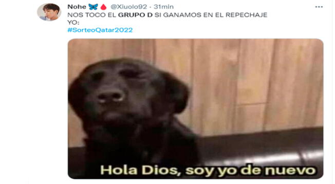 Hola Dios, soy yo de nuevo: famoso meme reaparece al saber que Perú formaría parte del Grupo D.