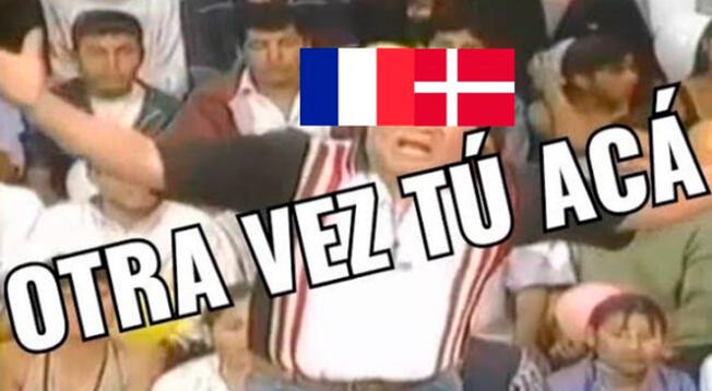 ¡Otra vez tú acá! Meme representa la reacción de Francia y Dinamarca.