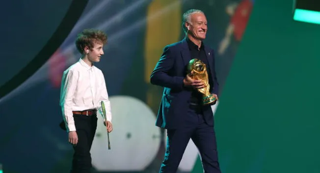 Hincha francés asistió a la ceremonia del Mundial Qatar 2022.