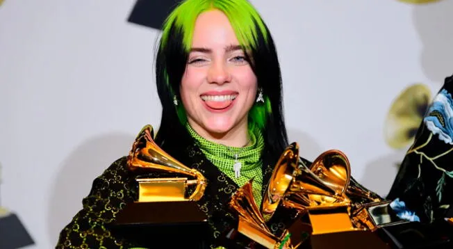 Billie Eilish está nominada en siete categorías y tres de ellas son las más importante de los Grammys.