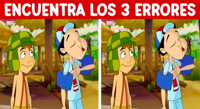 Solo tienes 10 segundos para encontrar las 3 diferencias ¿Lo lograrás?