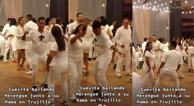 ¡Harto chocolate! Christian Cueva la rompió bailando junto a su mamá - VIDEO