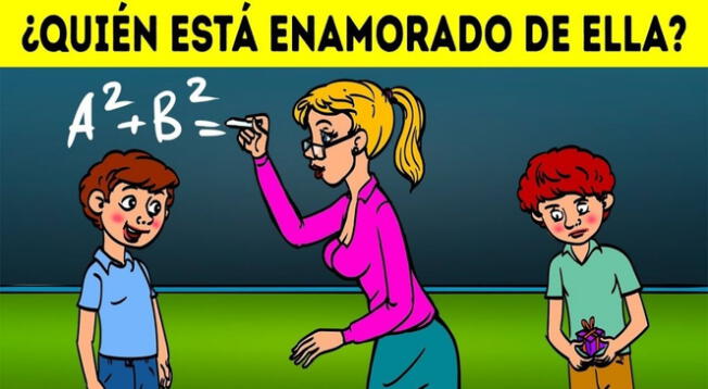 ¿Quién esta enamorado de ella? El 99% de personas fallaron en este acertijo visual