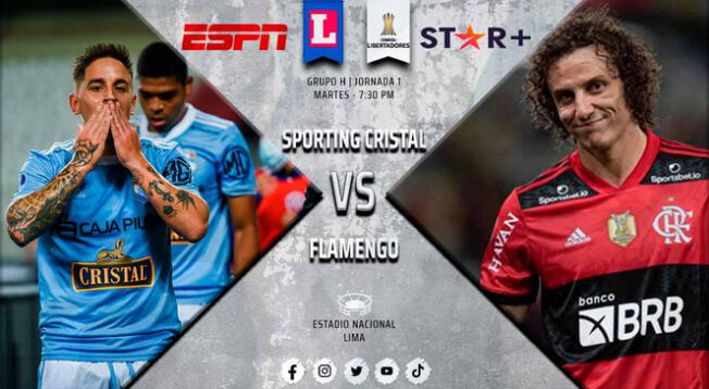 Sporting Cristal vs. Flamengo vía ESPN por Copa Libertadores