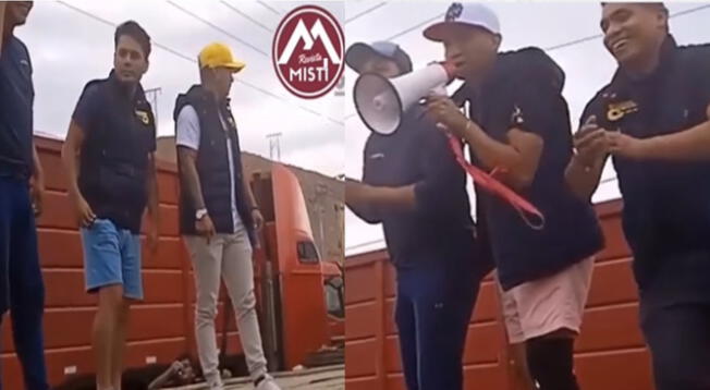 Paro de transportistas: Grupo de cumbia canta el tema de Cuevita