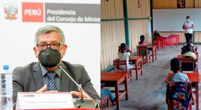 Rosendo Serna señaló que los escolares volverán a las aulas el miércoles 6 de abril.