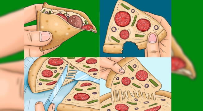 ¿Cómo comes la pizza? Tu respuesta en este test revelará si eres una persona leal