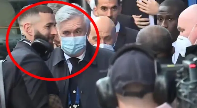 Karim Benzema y el incómodo momento por no poder ingresar al estadio