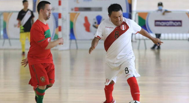 La Selección Peruana de Futsal Down ganó 2 partidos de 3 en la Fase de Grupos.
