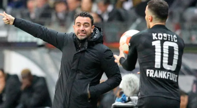 Xavi declaró tras el empate entre FC Barcelona contra Eintracht Frankfurt