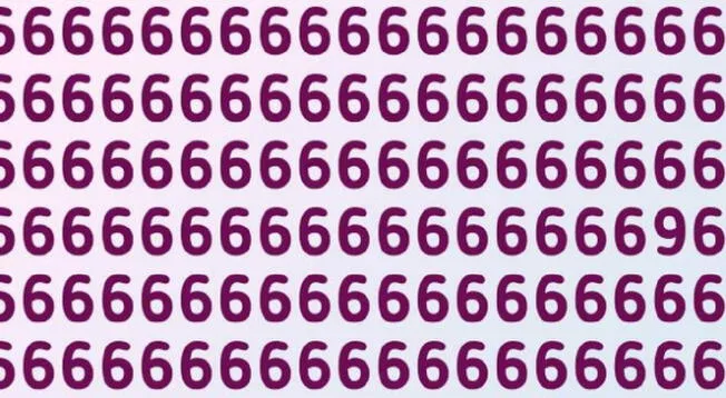 Encuentra el número '9' y resuelve el reto visual en menos de 5 segundos Encuentra el número '9' y resuelve el reto visual en menos de 5 segundos