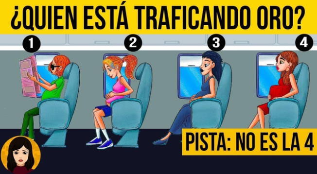 ¿Quién está traficando oro? te desafiamos a resolver este reto visual en 10 segundos