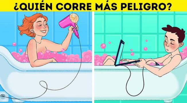 ¿Quién corre más peligro? atrévete a resolver este complicado reto visual que el 99% no logró