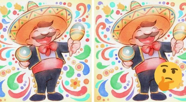 ¿Podrás hallar las 3 diferencias? Resuelve este acertijo de el charro mexicano