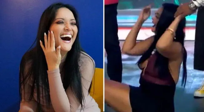 Mariella Zanetti y su llamativo 'blooper' al tratar de realizar el Anitta Challenge