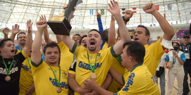 Brasil conquista el Mundial de Futsal Down realizado en nuestro país
