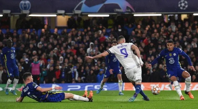 Karim Benzema anotó un triplete en el último partido entre Real Madrid y Chelsea. Karim Benzema anotó un triplete en el último partido entre Real Madrid y Chelsea.