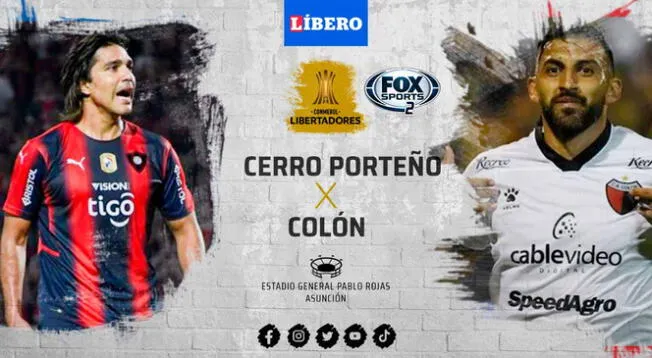 Cerro Porteño vs. Colón de Santa Fe EN VIVO por Copa Libertadores