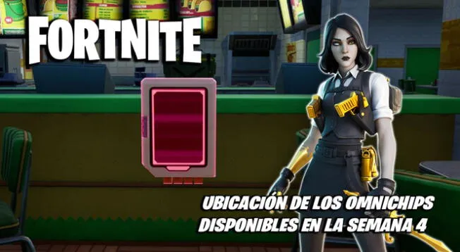 Fortnite: ubicación de todos los Omnichips en la Semana 4