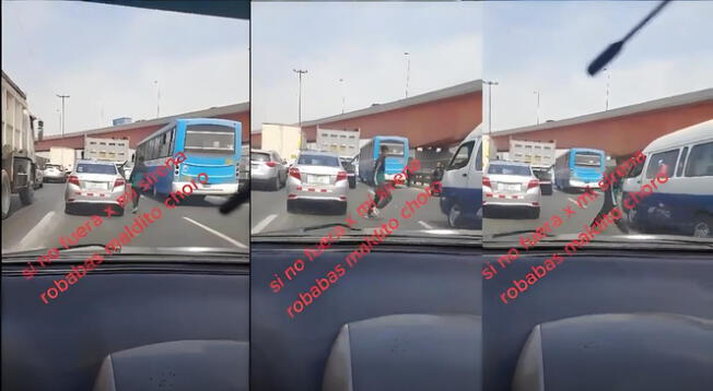 Viral en Tiktok: Conductor se hace pasar por policía para frustrar asalto