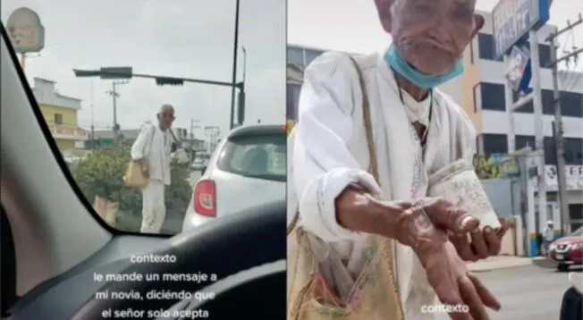 Viral: Anciano devuelve dinero a los conductores que no le dan el monto que desea