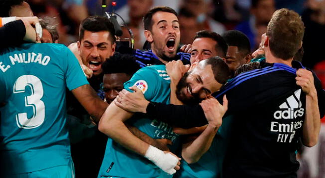 Real Madrid remontó el marcador ante Sevilla con gol de Benzema