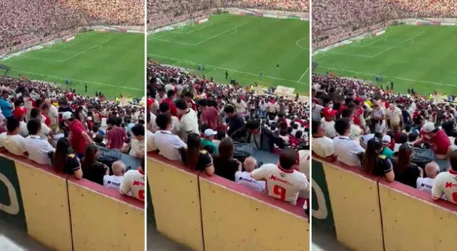 Hinchas de Universitario se fueron del Estadio Monumental antes de acabar el clásico