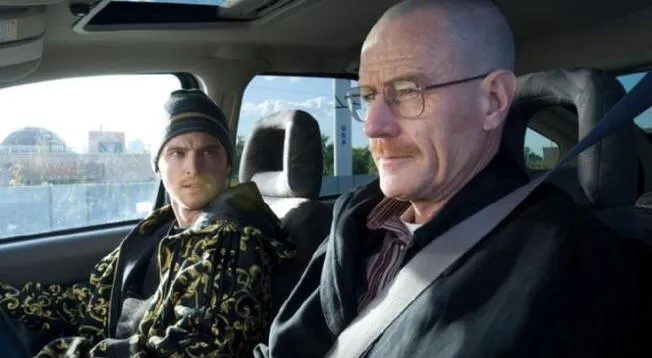 Esta fue la primera imagen de Aaron Paul y Bryan Cranston en Better Call Saul