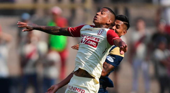Andy Polo jugó 88 minutos en el Universitario vs. Alianza Lima