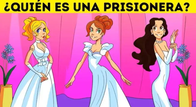 ¿Cuál de ellas es la prisionera? Un detalle te revelará la respuesta de este acertijo visual