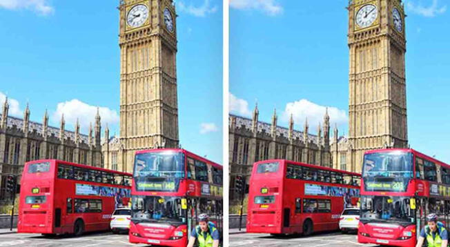 Te retamos a que encuentres las 4 diferencias que existen en el reto visual