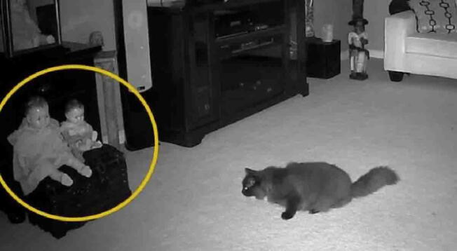 Acción paranormal fue captada en video donde se aprecia a un posible fantasma