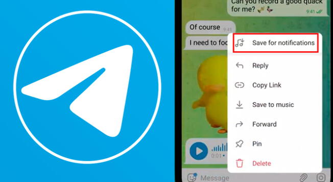 Personaliza tus chats de Telegram y coloca el audio de voz que más te guste como tono.