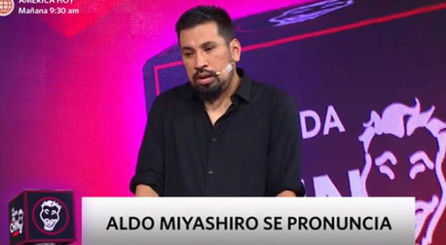 Aldo miyashiro sobre insultos en redes tras ampay: