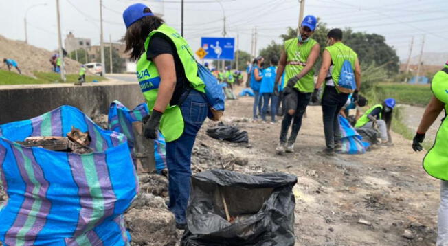 Recogen 2 toneladas de basura en el río Chillón por Día de la Tierra