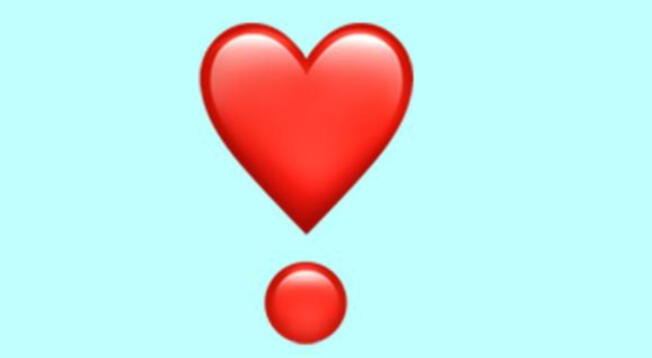 WhatsApp: ¿Qué significa el emoji del corazón con un punto abajo?