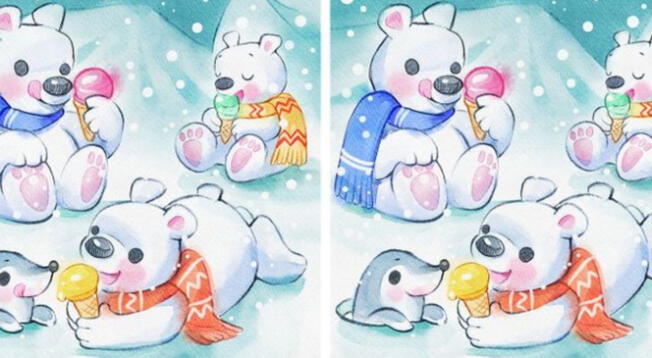 ¿Podrás hallar las 3 diferencias? Anímate a resolver este reto visual nivel EXTREMO