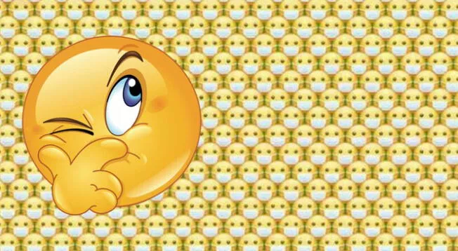 Encuentra los emojis sin mascarillas en tiempo récord