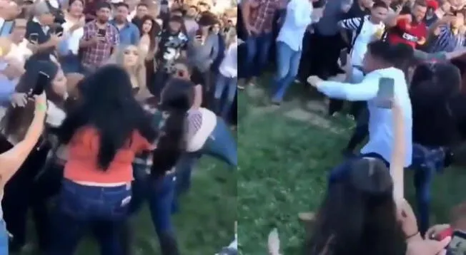Hombre se pone a bailar entre dos mujeres que peleaban y logra detener gresca