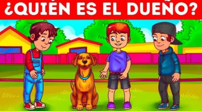 ¿Quién es el dueño del perro? Analiza y responde este complicado acertijo