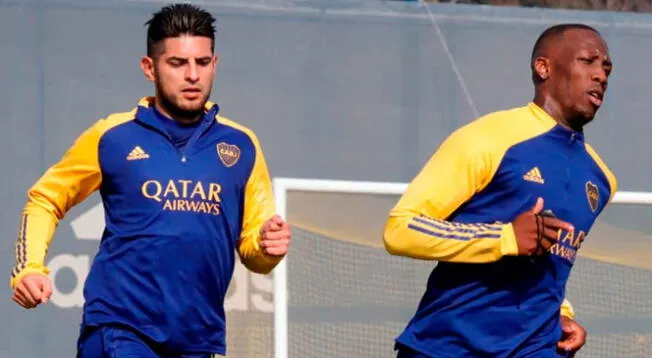 Carlos Zambrano y Luis Advíncula en el once de Sebastián Battaglia ante Barraca Central.