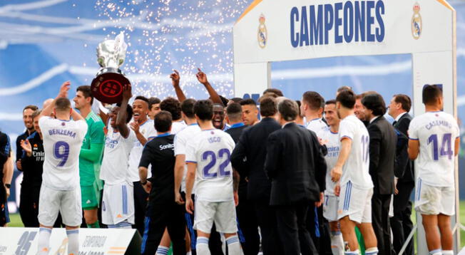 Real Madrid se consagró campeón de LaLiga Santander