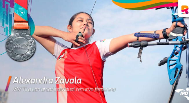 Alexandra Zavala consiguió la medalla de plata en Tiro con Arco