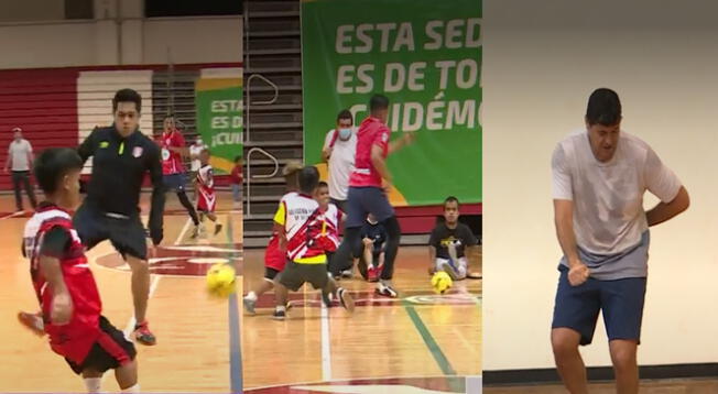 Selección peruana de talla baja 'jugó con chocolate' frente a equipo de programa de TV