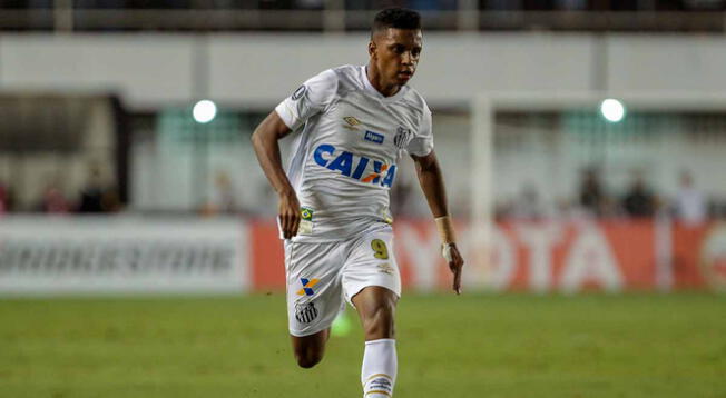 Rodrygo juegó en Santos el 2018