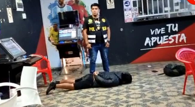 Los Olivos: Policía frustra asalto en casa de apuestas tras partido de Champions
