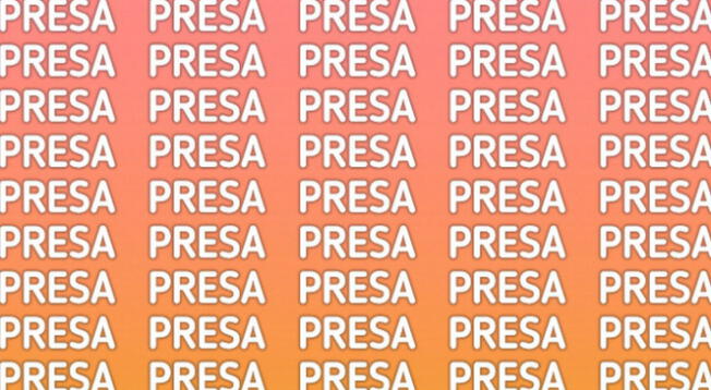 ¿Podrás hallar la palabra 'FRESA'? Tienes 5 segundos para resolver este reto EXTREMO